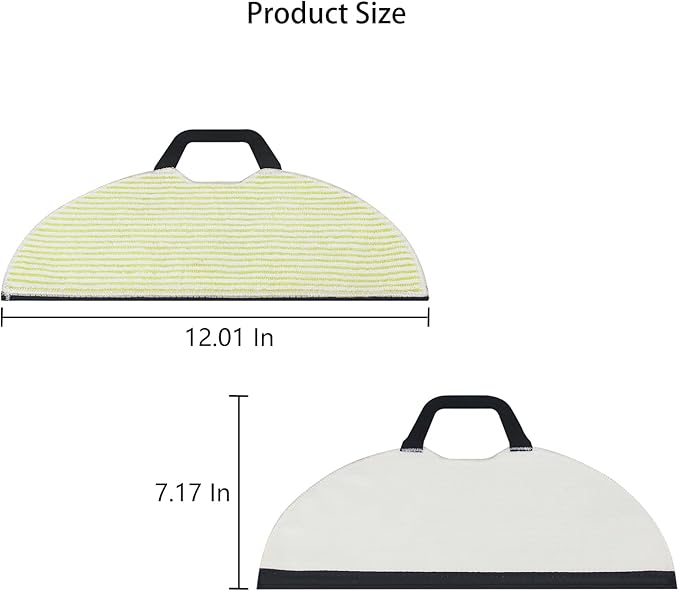 Replacement Pads for Shark RV2402WD RV2400WD RV2400WS UR2450WD Matrix 2-in-1 Robot Vacuum (6 Pack)