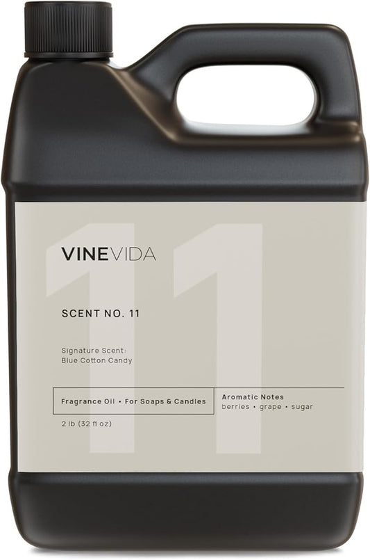 VINEVIDA [32oz] Blue Cotton Candy Fragrance Oil for Candle Making - Made in USA Scents for Soap Making - Natural Candle Oil