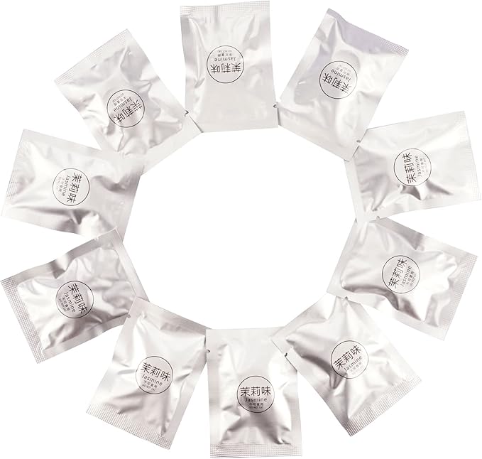 10 Pcs Car Air Fresheners Refills Solid Fragrance Replacement Pads Car Air Vent Clip Freshener Long Lasting Air Freshener for Car (Jasmine Flavor)