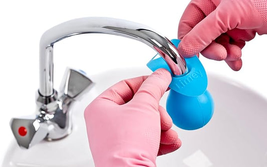 Homehardware Limey Tap Descaling Gadget for Lime Scale Removal, Blue