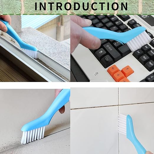 5 Pieces Grout Pen Tile Grout 1 Cleaning Brush Restorer Pen White Renew Repair Marker for Tile Wall Floor Bathroom, Kitchen, Bedroom (Light Grey)