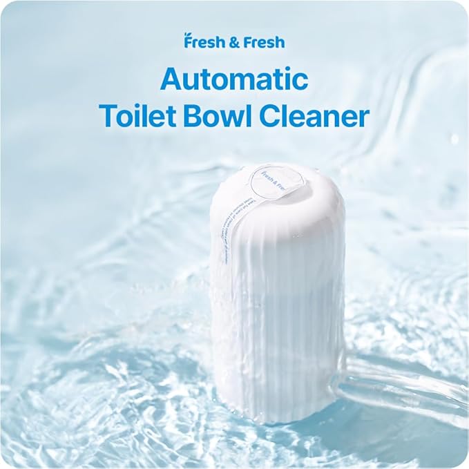 Fresh & Fresh Automatic Toilet Bowl Cleaners - 2 Bottles(UPTO 2500 FLUSHES/Bottle), Commercial and Residential Cleaner 3-4 MONTH Lasting Toilet Bowl Cleaner Bottle