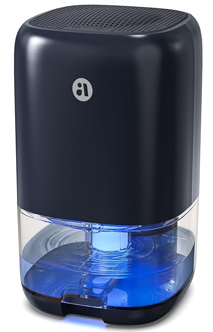 Dehumidifier, 35 OZ Small Dehumidifiers for Bedroom for Home, Quiet with Auto Shut Off, Dehumidifiers for Bedroom (280 sq. ft), Bathroom, RV, Closet, Blue