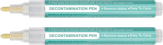 Portable Clothes Stain Removal Pen Stick Grease Stain Erase Scouring Textiles Decontamination Cleaner