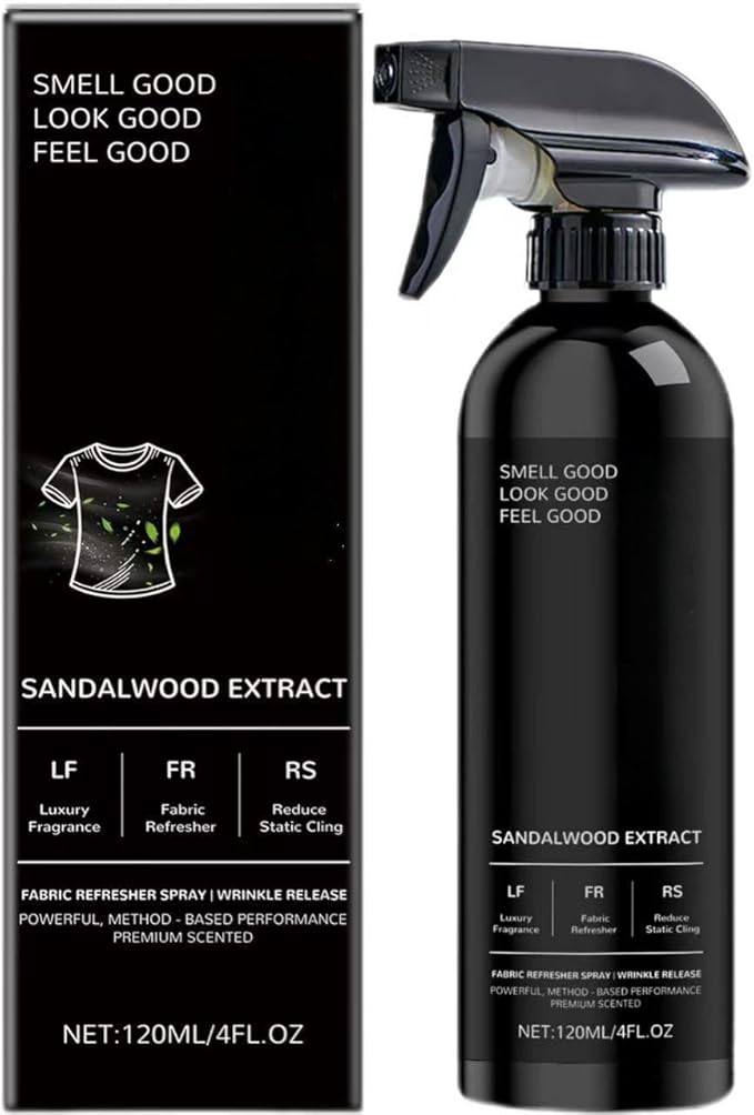 Fabric Refresher Spray for Clothes – Long-Lasting Fresh Scent, Quick Deodorizing & Anti-Static Formula – Easy Clothing Freshening Mist for Daily Wear & Travel