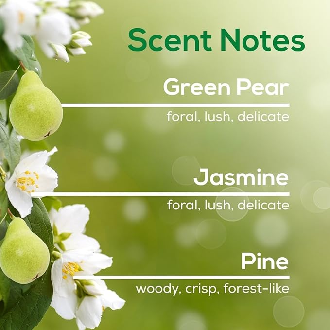 Scent Fill Green Clover & Aloe Plug in Air Freshener, Scented Oil Refills, 2 Refills + Diffuser