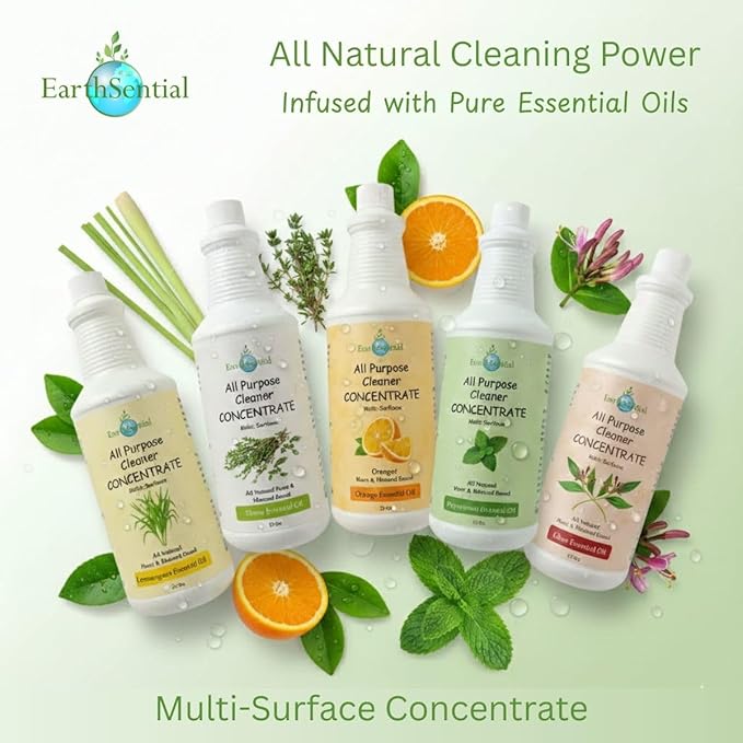 Plant-Based All-Purpose Cleaner Concentrate, 32 fl oz (Makes 64 Bottles) (Peppermint)