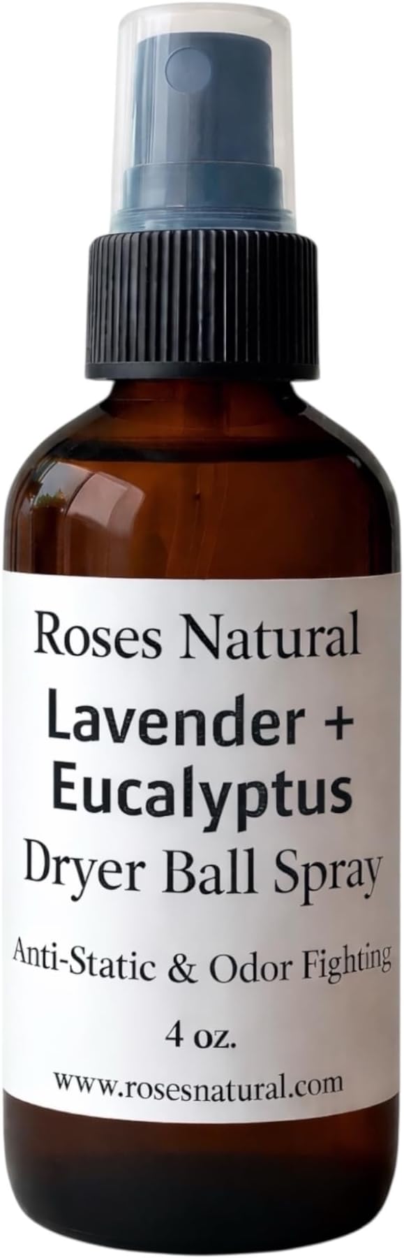 Natural Dryer Ball Spray, 4 oz, Patchouli, Lavender,Essential Oil Laundry Refresher, Fabric Freshener for Clothes, Linens & Wool, Anti-Static & Odor Neutralizer, Made in the USA (Lavender Eucalyptus)