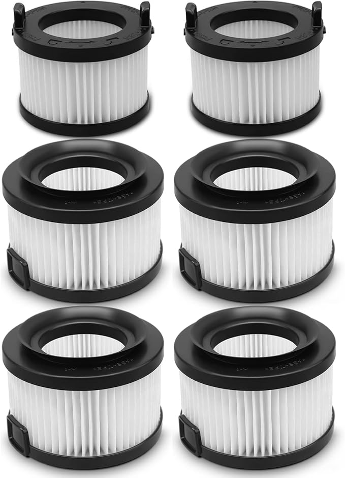 VortexIQ 40 Replacement HEPA Filter Compatible with LEVOIT Vacuum Cleaner,6-Pack Set, 2 Main Filter 4 Pre Filters Part#VortexIQ 40-RF (6 Pack)