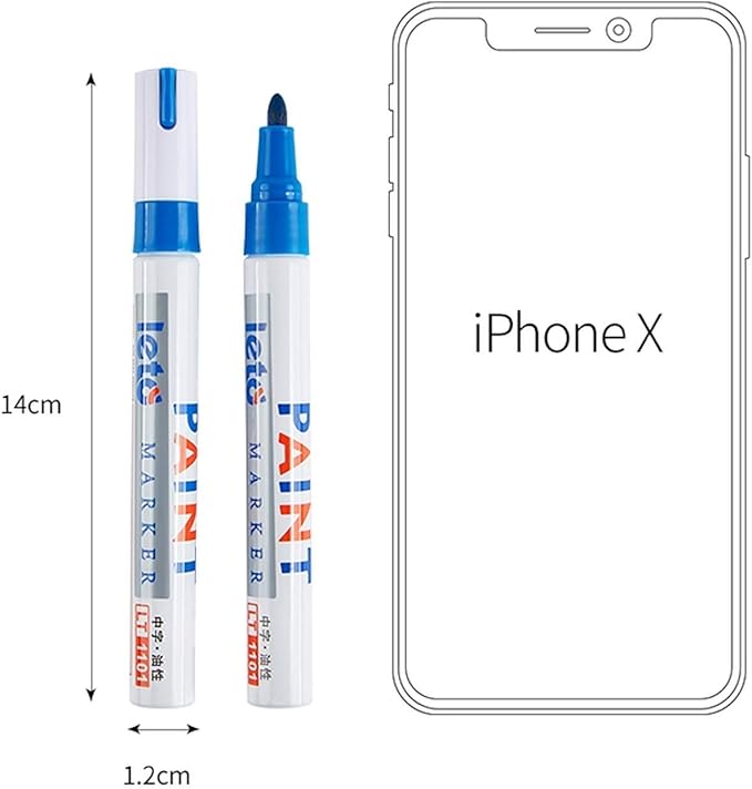 3Pcs Tile Marker Repair Wall Pen White Grout Marker Odorless Non Toxic for Tiles Floor and Tyre Suitable Car Painting Mark Pen