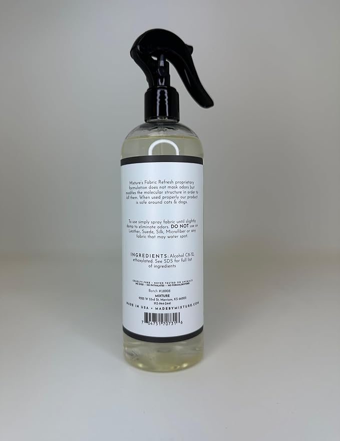 Mixture No. 50 Egyptian Cotton Fabric Refresh Spray – Soft Cotton Fresh Room & Fabric Spray, 16 oz