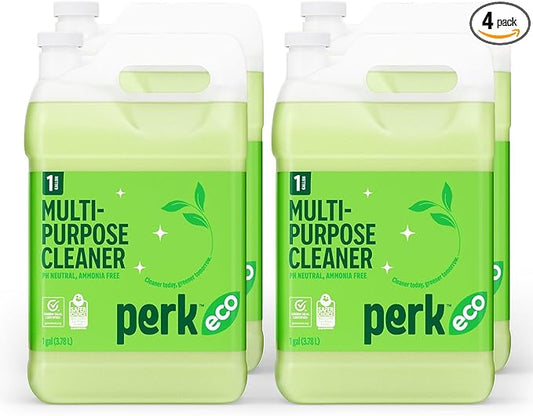 Sustainable Earth Ready‑to‑Use All‑Purpose Cleaner Refill, 1‑Gallon Bottles, 4/Carton — Multi‑Surface Cleaning Solution for Kitchens, Floors & Commercial Facilities