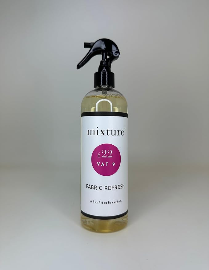 Mixture No. 22 Vat 9 Fabric Refresh Spray – Rich Amber & Vanilla Linen Mist, 16 oz