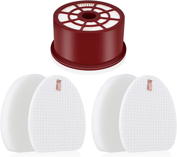 NV400 Filter Replacement for Shark Rotator Professional Upright Vacuum NV400 NV401 NV402 Accessories Washable Reusable Spare Part,1 HEPA + 2 Foam Filters Set, Compare to Part # XFF400 & XFH400