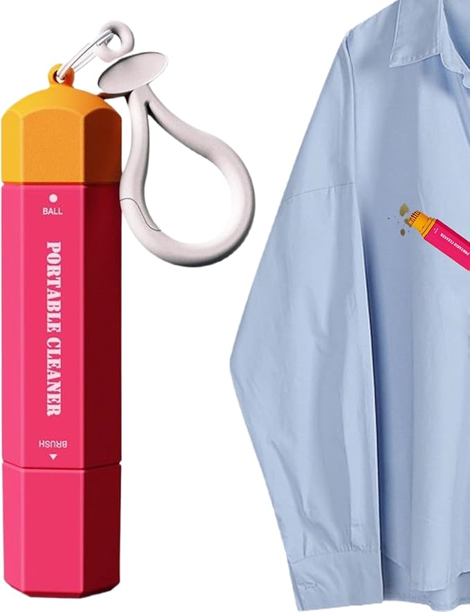 Clothes stain-Pen – 15ml Laundry stain-Stick, Fast Fabric Cleaning, Portable -free Design, Convenient Travel Accessory, stain-Elimination Tool | stain-Remover Usage During Camping Trips