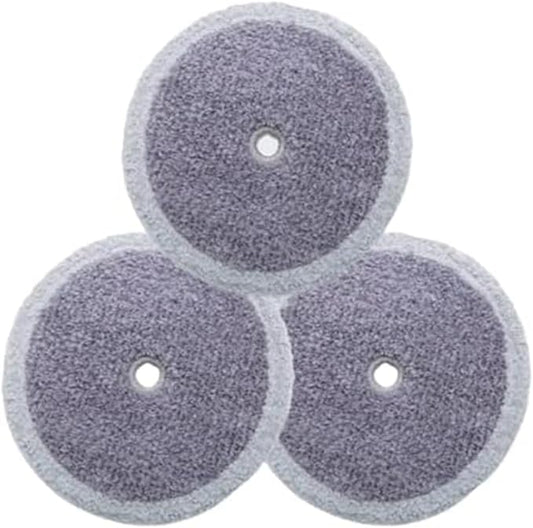EVERYBOT Replacement Accessory of Three-Spin and Edge, Washable Mother Yarn Mop Pads for Robot (6pcs)