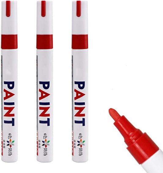 3Pcs Tile Marker Repair Wall Pen White Grout Marker Odorless Non Toxic for Tiles Floor and Tyre Suitable Car Painting Mark Pen