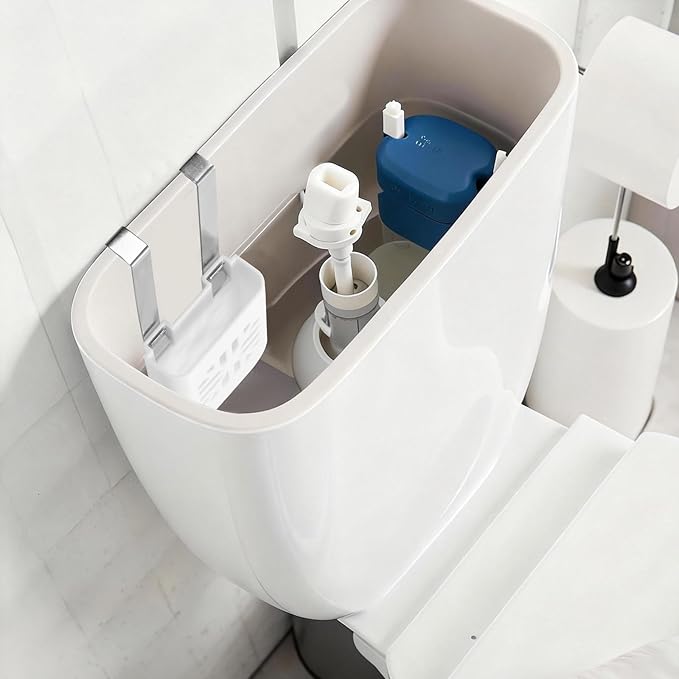 Toilet Tank Tablet Holder, Versatile Toilet Bowl Hanging Cleaner and Deodorizer Hanger, Prevents Flapper Jams & Residue, Extends Life of Drop-in Cleaner Tablets -1PCS