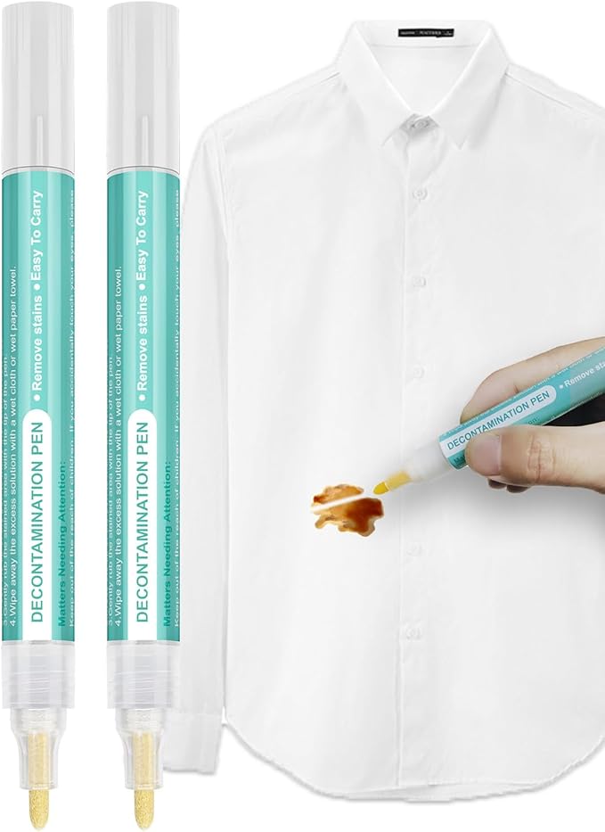 Portable Clothes Stain Removal Pen Stick Grease Stain Erase Scouring Textiles Decontamination Cleaner