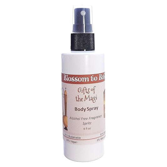 Blossom to Bath Gifts of the Magi Body Spray (4 Ounce) - Phthalate Free Fragrance - Energizes Skin with a Rich Soulful Scent