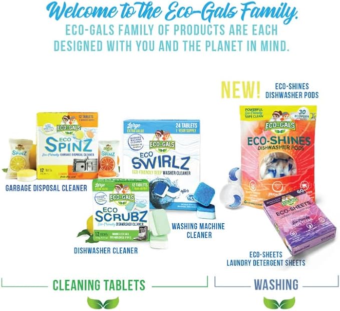 Eco-Squares laundry detergent sheets with zero waste dry soap technology for cleaning linen and clothes in regular and high efficiency top or front load washing machines, Unscented