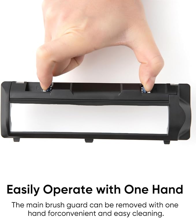 eufy Accessory-Replacement Rubber Roller Brush and Replacement Brush Guard, Compatible with eufy X10 Pro Omni