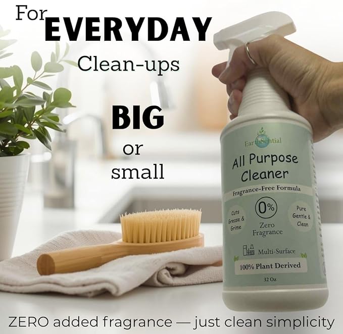 Fragrance-Free All Purpose Cleaner, Plant-Based Formula, 32 oz Spray
