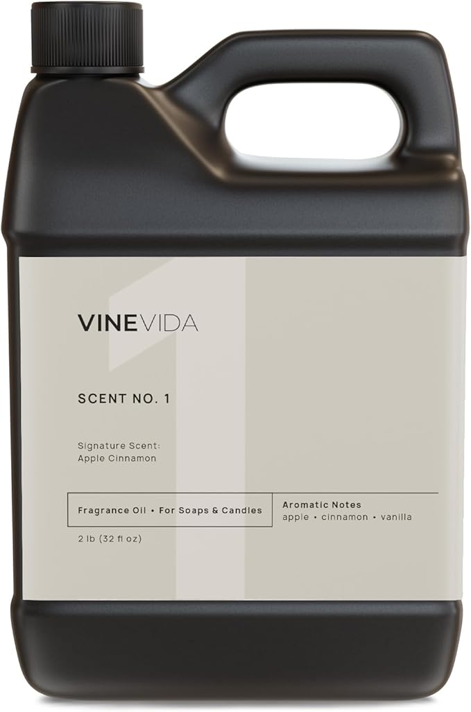 VINEVIDA Apple Cinnamon Fragrance Oil - 32oz Fall Scent for Candle Making