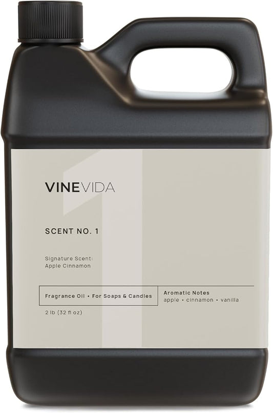 VINEVIDA Apple Cinnamon Fragrance Oil - 32oz Fall Scent for Candle Making