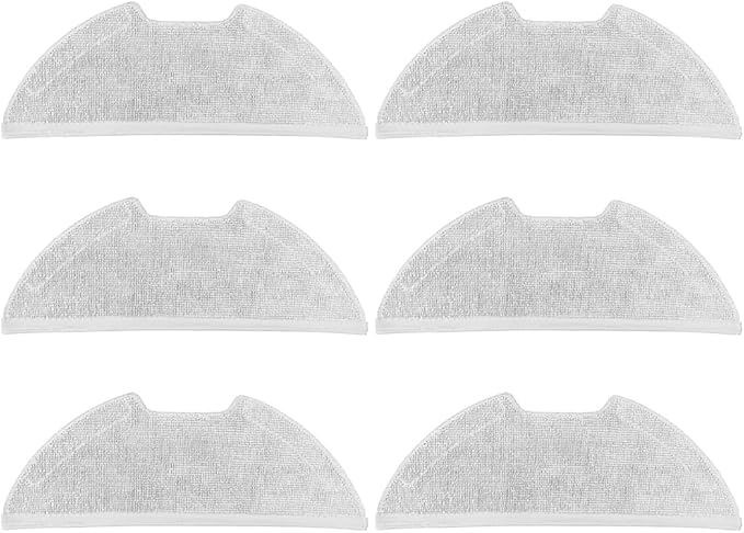 6 Pc Replacement Mop Pads Compatible with Eureka E20 Plus/E10s Vacuum Cleaner, Washable and Reusable Microfiber Mop Pads