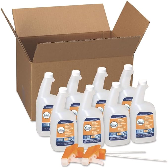 Febreze 03259 Professional Fabric Refresher Deep Penetrating Fresh Clean, 32oz Spray, 8/ctn