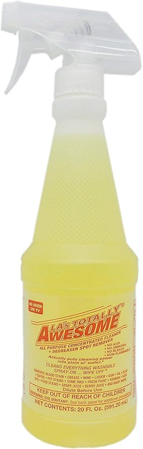2 pack La's Totally Awesome All Purpose Cleaner, Degreaser & Spot Remover 2 bottles total of 40 Oz