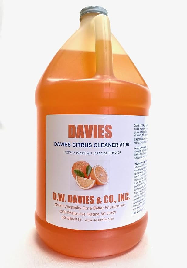 Davies Citrus Cleaner #100, Citrus-Based All-Purpose Cleaner (Gallon)