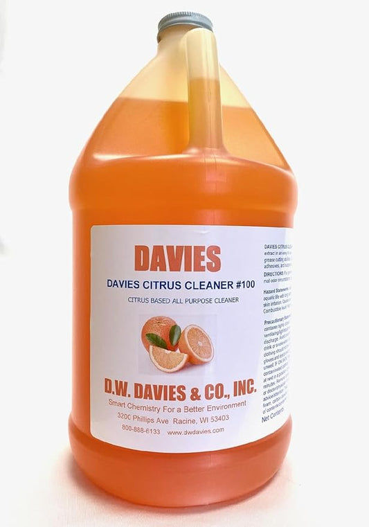 Davies Citrus Cleaner #100, Citrus-Based All-Purpose Cleaner (Gallon)