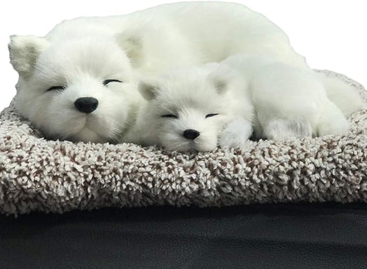 Ergocar Car Air Purifying Bags Cute Animals Odor Eliminator Bamboo Charcoal for Car Decoration & Eliminating Odors (Samoyed-B)
