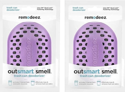 remodeez Trash Can Deodorizer and Odor Eliminator, Activated Charcoal Bags, Charcoal Air Purifiers, Odor & Moisture Absorber (2pack)