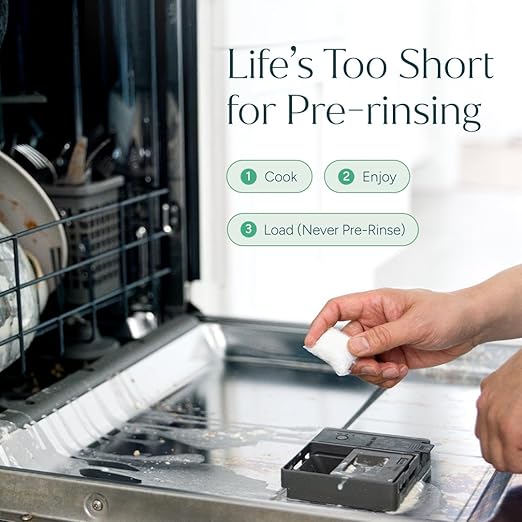Puracy Dishwasher Pods, Dishwasher Detergent, Free & Clear Dish tabs - Enzyme-Powered, Spot & Residue Free - TikTok Trend Items, Must Haves from TikTok Made Me Buy It (Free & Clear, 50 Count)
