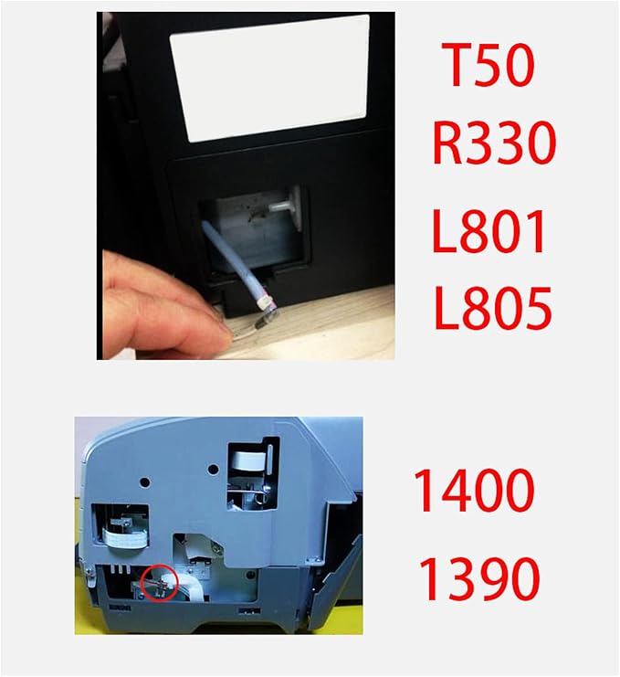 Respicefinem Waste Ink Collector Waste Ink Bottle 12. 0×8. 0×3. 0 Waste Ink Bottle Easy Cleaning Reusable Plastic Printer Waste Ink Collector for L805 R330 1390 L801 T50 1800 270 E