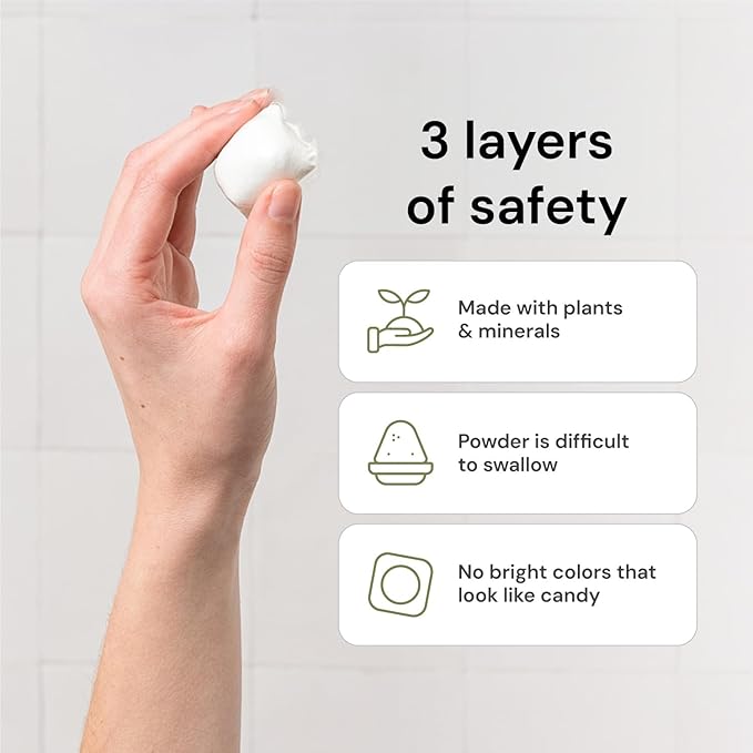 Grab Green Automatic Dishwashing Detergent Pods, 60 Count, Thyme Fig Leaf Scent, Plant and Mineral Based, Superior Cleaning, Powerful Grease Removal, Brilliant Shine