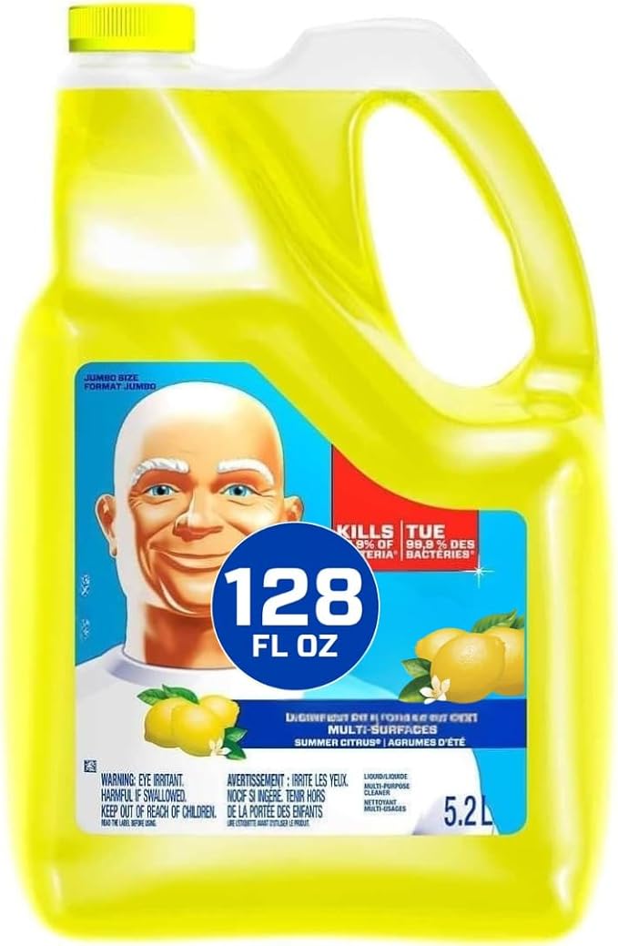Multi Purpose Cleaner - 1.4 Gallons (176 oz) - Kitchen Bath Tile Counters & Floors - Multi Purpose Cleaning Solution - Extra Large Bottle - Citrus Scent (1 Count)