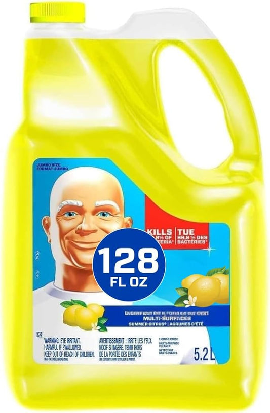 Multi Purpose Cleaner - 1.4 Gallons (176 oz) - Kitchen Bath Tile Counters & Floors - Multi Purpose Cleaning Solution - Extra Large Bottle - Citrus Scent (1 Count)