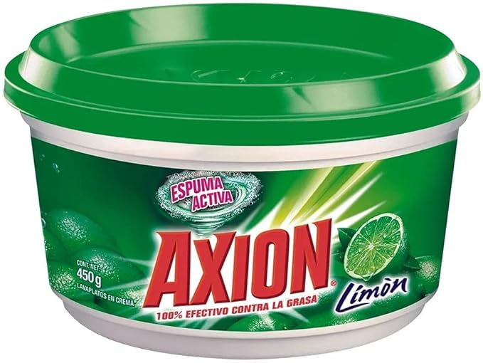 AXION The Real Grease Catcher El Verdadero Arrancagrasa Dish Soap (Lemon)