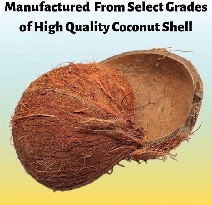 Premium 12x40 Coconut Shell Activated Carbon (Water Filtration, Aquarium Cleaning Charcoal) - Bulk 27.5 Pound Bag (1ft³)