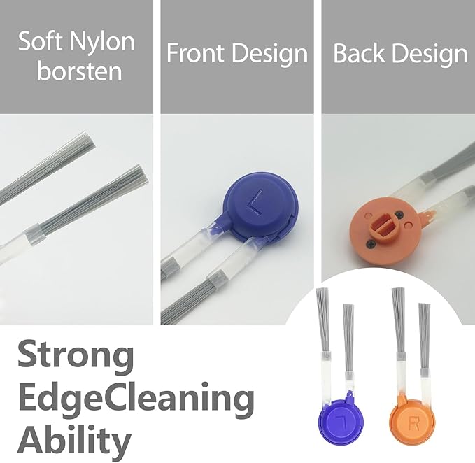 Side Brush Accessorie for Narwal Freo Z10, Freo Pro Robot Vacuum Cleaner, Freo Z10 Replacement 5 Pairs Side Brushes 10 Pcs