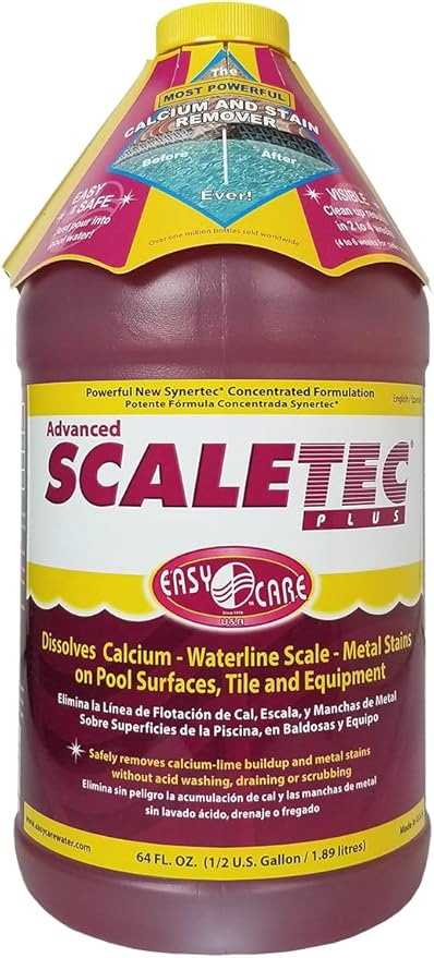 EasyCare 20064 Scaletec Plus Descaler and Stain Remover, 64 oz. Bottle