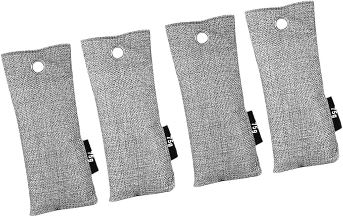 Air Purifying Bags Odor Remover Odor Eliminator Air for Bedroom Kitchen Closet, 4 Bags
