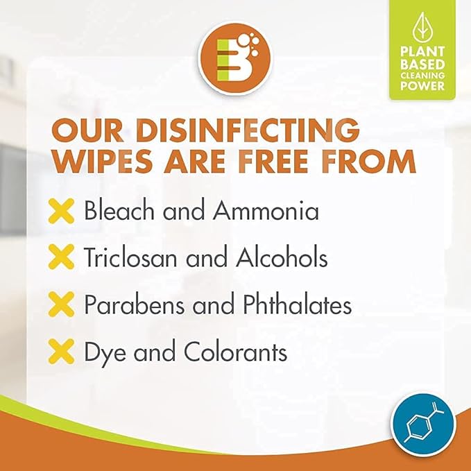 Boulder Clean Disinfecting Wipes, Fresh Lemon, Eco-Friendly Disinfectant, Multi-Surface Cleaning Wipes, On-The-Go Antibacterial Wipes, Kills Over 99.9% Germs, 72 Count (Pack of 4)