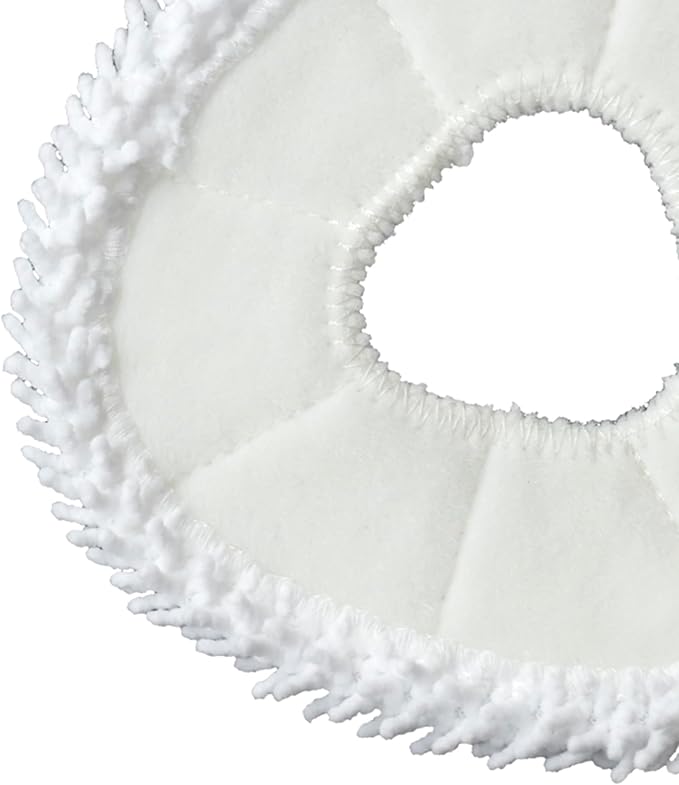 Robot Vacuum and Mop Pads 10 Pack for Narwal Freo X Ultra/Freo /Freo Z Ultra/Freo Z10/Freo Pro/Freo Z10 Ultra Robot Vacuum, High Absorbency Microfiber Replacement Pads, Washable Robot Mop Pads White
