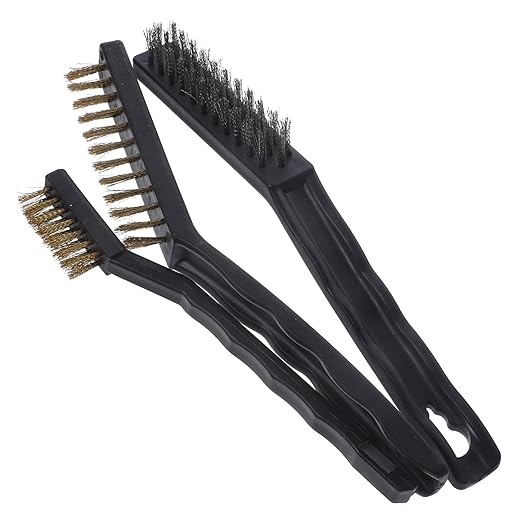 Luxshiny 5sets Multipurpose Wire Brush Set Grout Cleaner for Automotive Cleaning Scrub Brushes for Cleaning Cars Houses Electric for Wire Brass