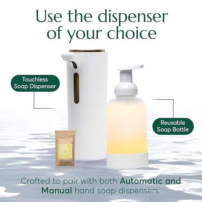 CLEANOMIC Foaming Hand Soap Tablets, Garbage Disposal Tablets & Tablet Tin Bundle